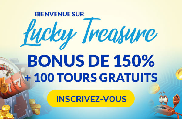 Top Bonus sans Dépôt en nos Casino LuckyTreasure FR